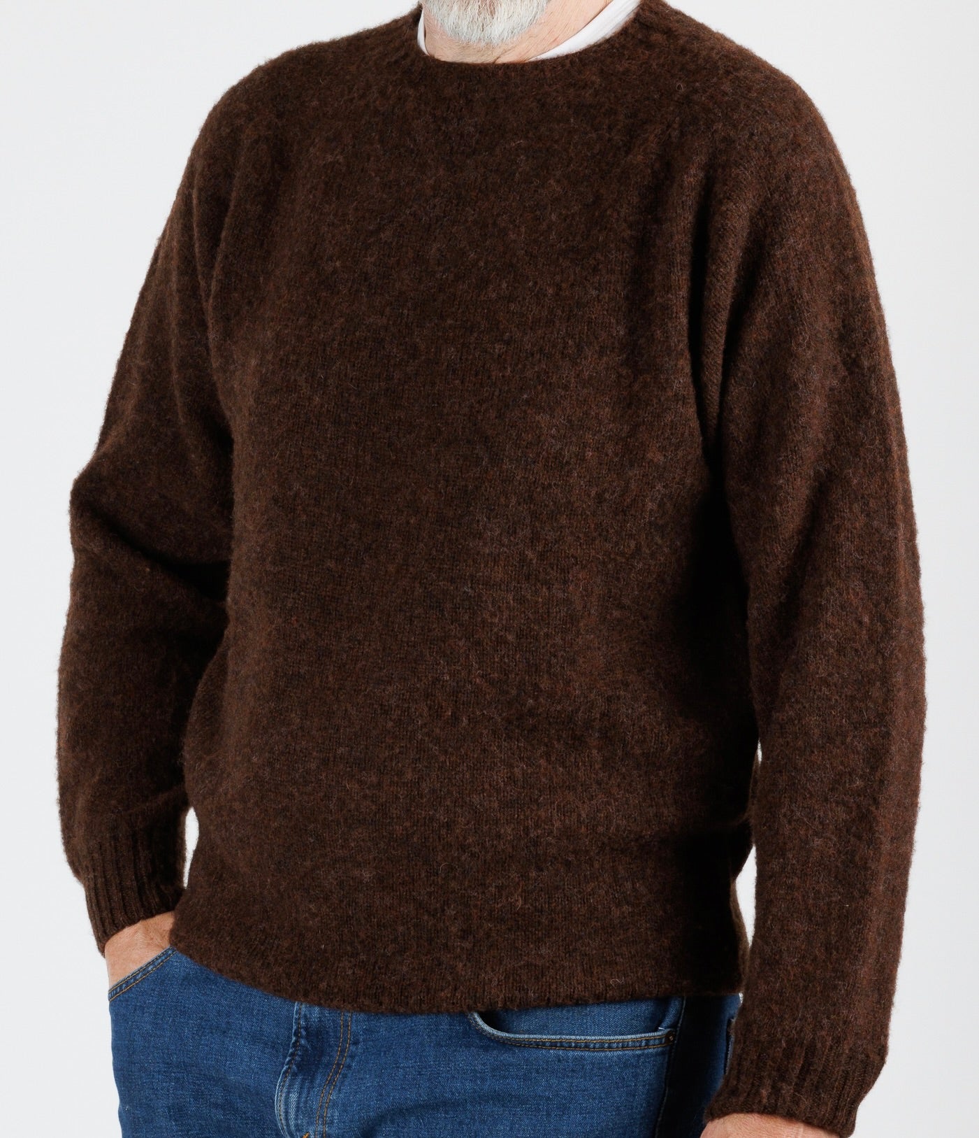 Harley: Schaggy crewneck sweater