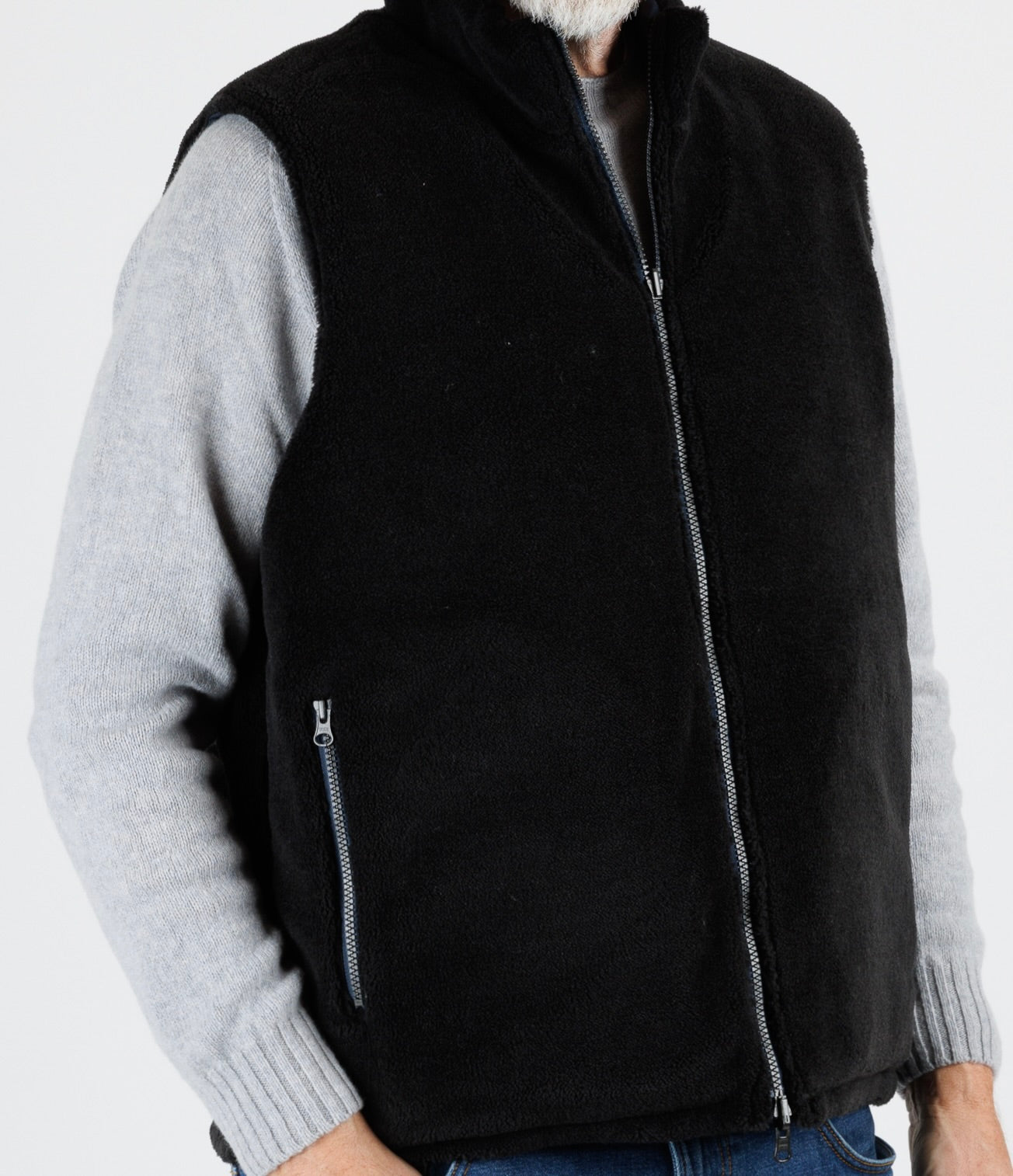 Taion: Military Reversable "High neck" down vest