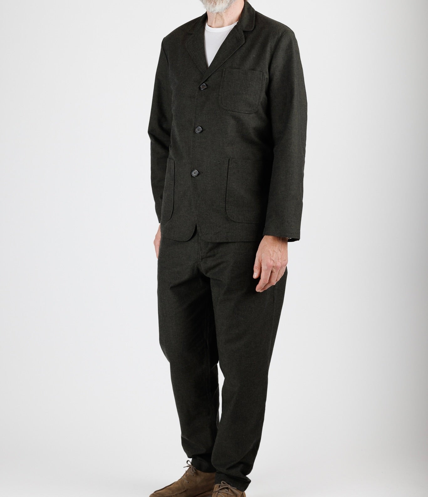 Universal Works: Three button jacket, Luca Suiting