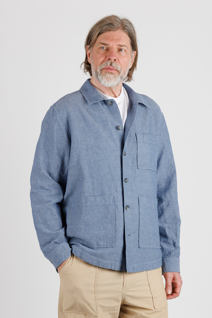 XACUS: Overshirt in Cotton/Linen