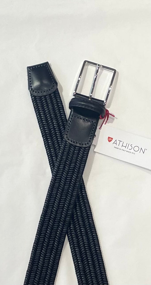 Athison Braided Leather Belt