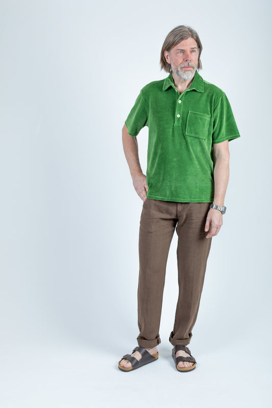 OAS: Penny Green Girona Velour Shirt