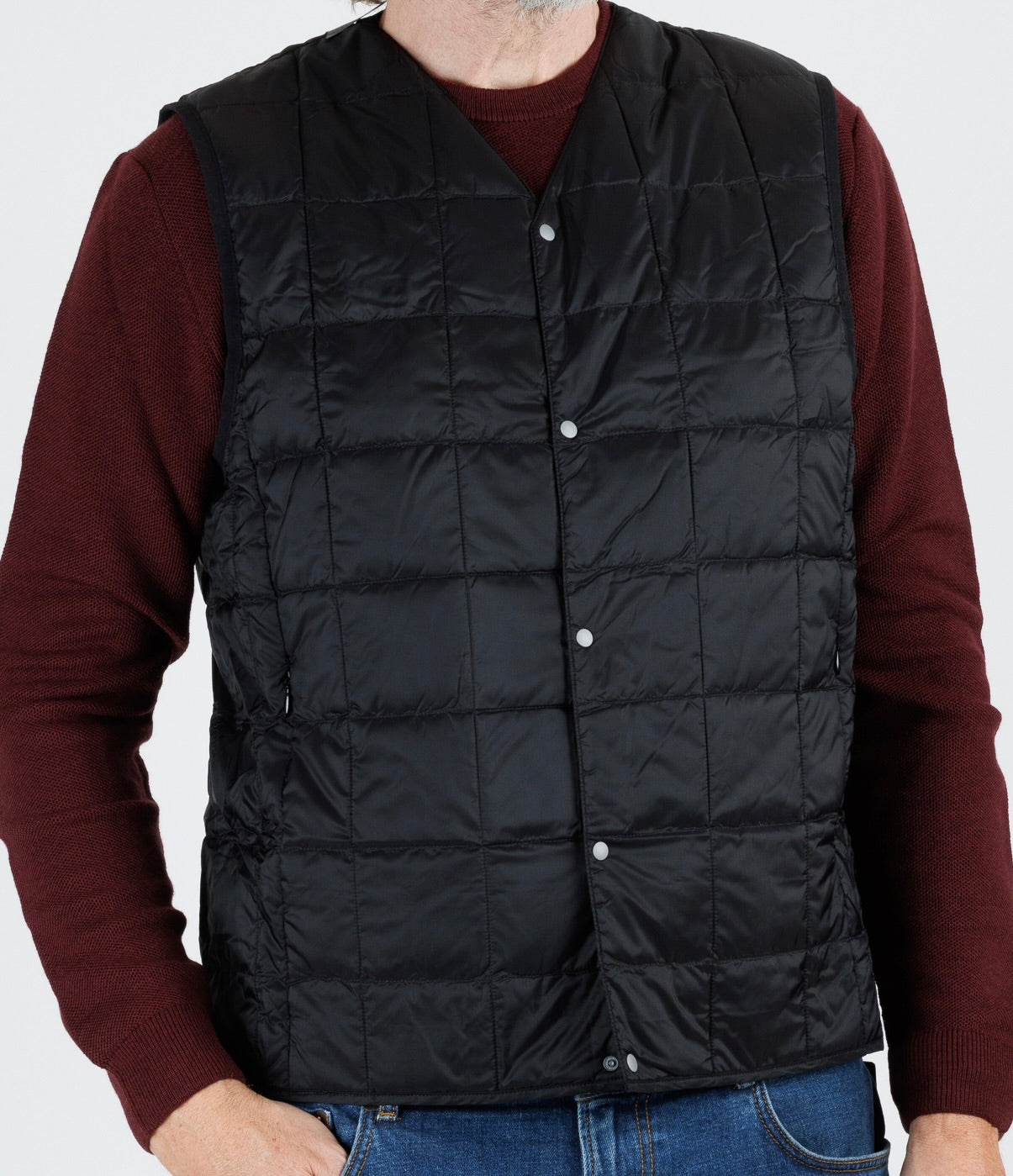 Taion:  V-neck down vest