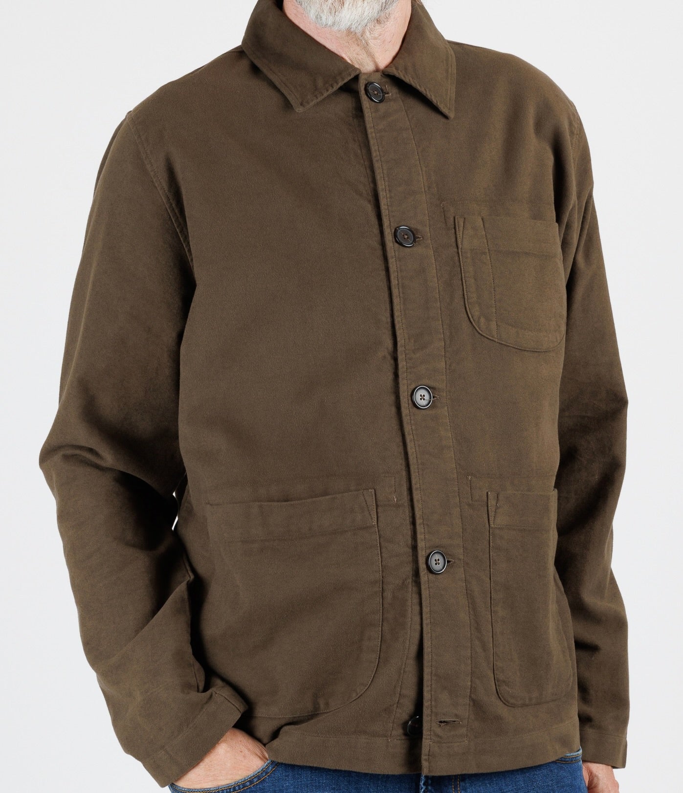 Universal Works:  Field jacket in Moleskin