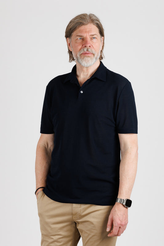 Zanone: Icecotton Pique Polo MC Slim Fit