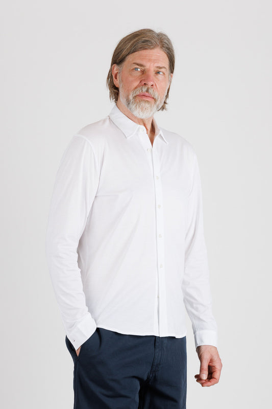 Sunspel: Long Sleeve jersey shirt