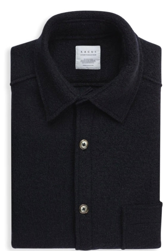 XACUS: Overshirt. Boiled Wool