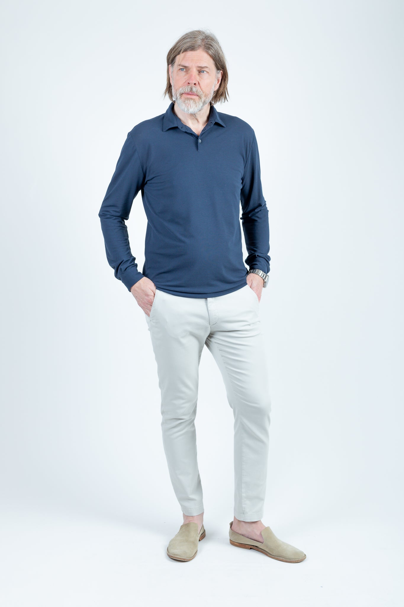 Zanone Polo Icecotton Long Sleeve